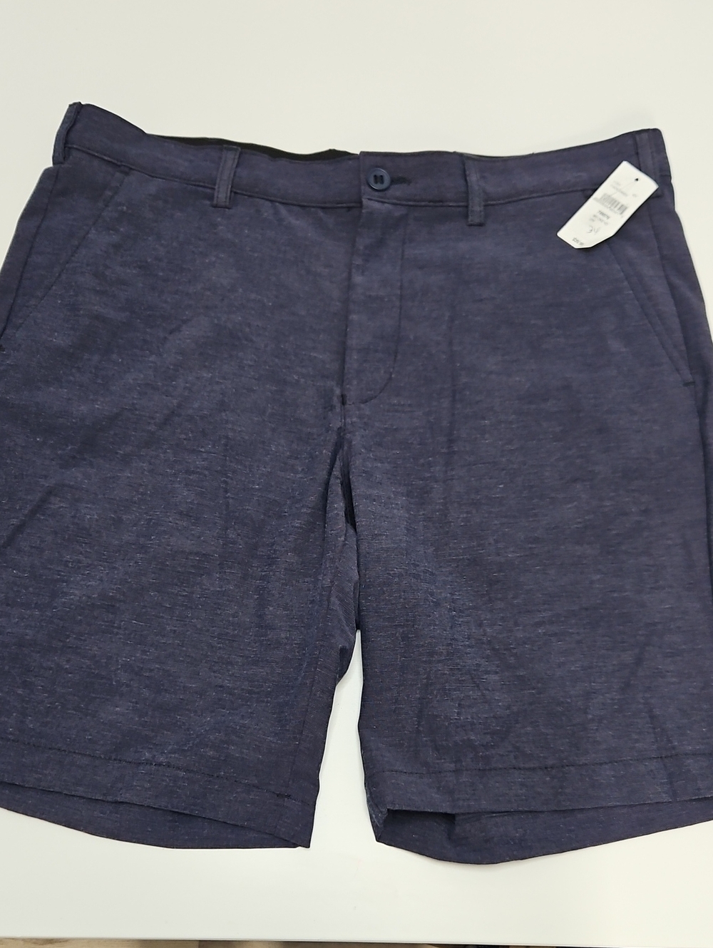 Attack Life by Greg Norman Navy Flat-Front Performance Shorts